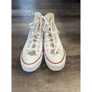 Converse All Star Chuck Taylor Hi Top Canvas White Kids Shoes Size 6 US